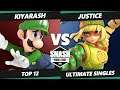 SWT NA West RF Top 12 - Kiyarash (Luigi) Vs. Justice (Min Min) SSBU Ultimate Tournament