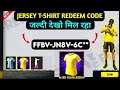 YouTubeFree Fire Football Jersey Redeem Code | Jersey Redeem Code In Free