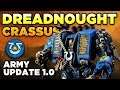 DREADNOUGHT CRASSUS - LT's ARMY UPDATE 1.0 | WARHAMMER 40K MINIS