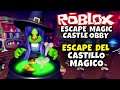 ¡ESCAPE DEL CASTILLO MAGICO! ROBLOX: ESCAPE MAGIC CASTLE OBBY!