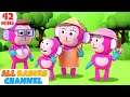 Kids Songs | Monkey Finger Family & more | All Babies Channel Nursery Rhymes