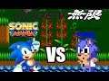 MUGEN Battle # 10: Mania Sonic vs. SMS Sonic