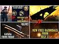 "NEW" FREE RAZORBACK FROM JULY 31 | RANK SEASON 6 IN TEST SERVER |  NEW RANK SYSTEM AND CLASS...