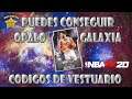 Puedes Conseguir Opalo Galaxia Con Codigos de Vestuario NBA 2K20 🏀