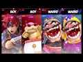 Super Smash Bros Ultimate Amiibo Fights   Request #4900 Team Roy vs Wario Team