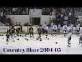 Coventry Blaze 2004-2005 fights