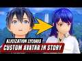 Custom Avatar In Story Mode AND Multiplayer - Sword Art Online: Alicization Lycoris