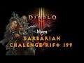 Diablo III Chalenge Rift 199 Barbarian