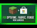 Fix Optifine, Fabric, Forge not installing in New Launcher | Microsoft Store
