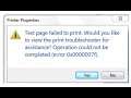Fix Printer Error 0x0000007f Operation Could Not Be Completed Specified Procedure Not Found
