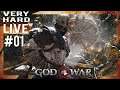 God of War  2018  #1- Será que as Lives Voltam ? - Very Hard Sem Hud