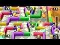 Mario Party 10 Series Maps - Rosalina vs Wario vs Daisy vs Waluigi (Mushroom Park) MARIO CRAZY