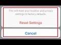 Reset Location And Privacy Settings | Problem Solve | in iPhone 5,6 And 7,8
