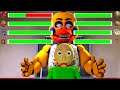 [SFM FNaF] Baldi's Basics vs Rockstar Animatronics With Healthbars!