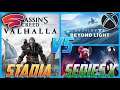 Stadia vs Series X Launch Speed - AC: Valhalla, Destiny 2 and WD: Legion