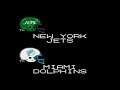 Tecmo Super Bowl (NES) (Season Mode) AFC Wild Card Game: Jets @ Dolphins
