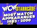 WCW Starrcade Most Match Appearances (1983 - 2000)