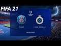 FIFA 21 - Club Brugge vs. Paris Saint Germain - UEFA Champions League | FIFA 21 Gameplay