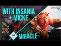 Miracle - Troll Warlord | with Insania + miCKe | Dota 2 Pro Players Gameplay | Spotnet Dota 2