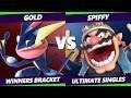 Smash Ultimate Tournament - Gold (Greninja) Vs. Spiffy (Wario) S@X 339 SSBU Winners Round 4