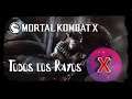 Todos los X - Ray Mortal Kombat X / All X Ray Attack
