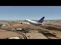 AIRFRANCE 747 Belly Crash Landing Phoenix USA