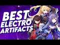 BEST Artifacts for ELECTRO Characters | Genshin Impact Guide | Fischl Razor Keqing Beidou Lisa