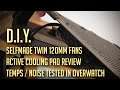 #DIY Selfmade twin 120mm Fans Active #Coolingpad: #review and bill of materials