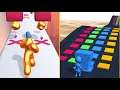 Blob Runner 3D Vs Stack Colors - All Levels Gameplay Android, iOS NEW UPDATE