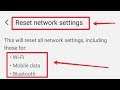 How To Reset Network Settings like WiFi, Mobile data , & Bluetooth in Samsung Galaxy S9