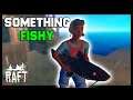 Raft Survival (2021) - THIS GAME IS AWESOME! -Something FISHY! Ep7