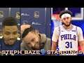 📺 Stephen Curry didn’t know Seth/Sixers atop Eastern Conference standings; Bazemore: peculiar year