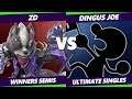 S@X 345 Winners Semis - ZD (Wolf) Vs. Dingus Joe (Game & Watch) Smash Ultimate - SSBU
