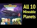 All 10 Mineable Planets in Pixel Starships: Galaxy (How To Get Mining Drone and Mine For Materials)