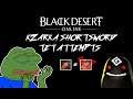 【BLACK DESERT ONLINE】Enhancing Kzarka Shortsword TET Attempts & TRI [EVENT] Faint Old Moon Necklace?