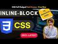 CSS 2021 Tutorial : Inline Block | display inline-block #css4 #csstutorial #learncss