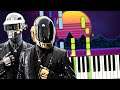 Daft Punk - Get Lucky Song Piano Cover (Sheet Music + midi) Synthesia Tutorial