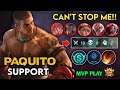 Have You Tried PaQuito Support with Dire Hit Room | No Death Paquito Gameplay Mobilelegends