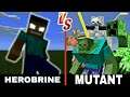 Herobrine vs. Mutant Mob Creatures | Minecraft (AMAZING BATTLE!)