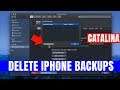 How to Delete iPhone Backups from MacOS Catalina