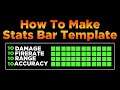How To Make Stats Bar Template For COD Thumbnails *FREE TEMPLATE*