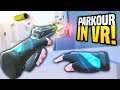 NEW PARKOUR GAME BUT IN VIRTUAL REALITY - Stride VR Gameplay