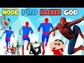 Noob vs PRO vs Hacker In SUPER HERO FALL || Oggy & The Cockroaches