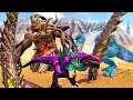 O Colossal RockWell Está Controlando TODOS! Godzilla, King Titan +! Pai Indoraptor Ark Dinossauros
