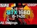 Red Dead Redemption 2 GTX 1660 OC + i5-7400 | Low vs. Medium vs. High vs. Ultra | 1080p