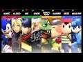 Super Smash Bros Ultimate Amiibo Fights – Request #20293 Team battle at Mario Bros