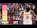 THE FINAL RANKING THE BEST SG IN NBA 2K20 MyTEAM!! (Tier List)