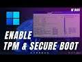 Windows 11: How to Enable TPM 2.0 and Secure Boot in BIOS! (2023)