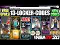 13 ACTIVE LOCKER CODES! FREE GALAXY OPALS, NEW LOCKER CODES, FREE PACKS AND MT IN NBA 2K20 MYTEAM