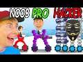 Can I Go NOOB vs PRO vs HACKER in DRAW JOUST (MAX LEVEL)